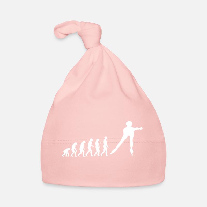 Inline skater evolution - Organic Baby Cap - pink