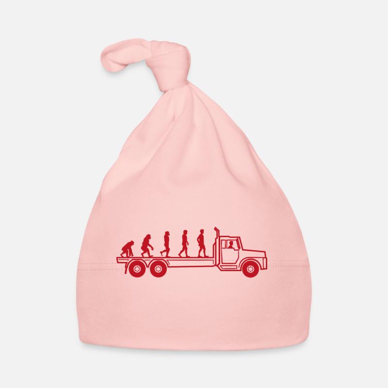 Evolution camion chauffeur professionnel cadeau Bonnet bio Bébé