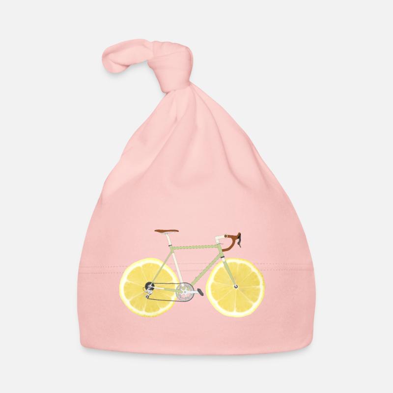 Rennrad mit Fruchträdern Baby Bio-Mütze