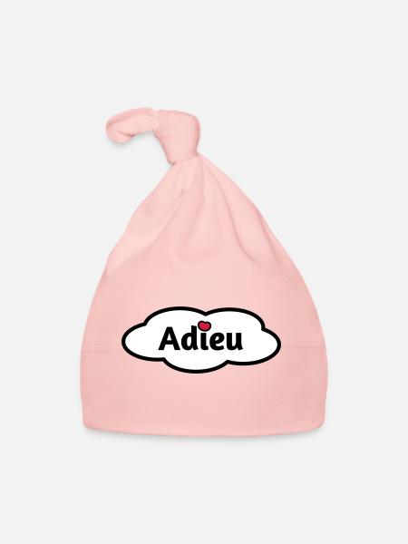 Adieu - Baby Bio-Mütze - Rosa - Vorne