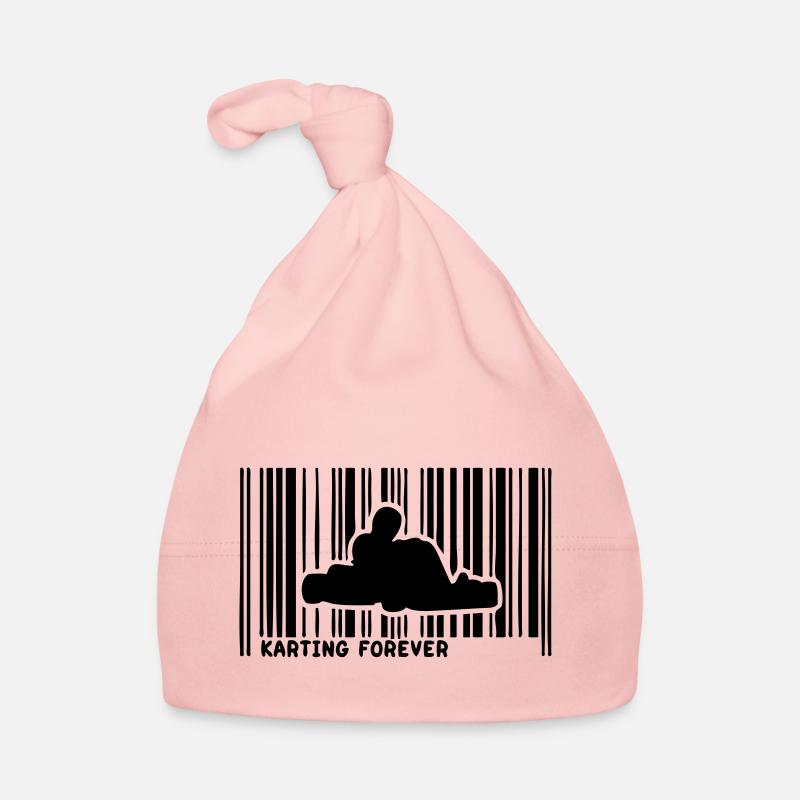 Barcode Kart Auto Rennen sport Baby Bio-Mütze