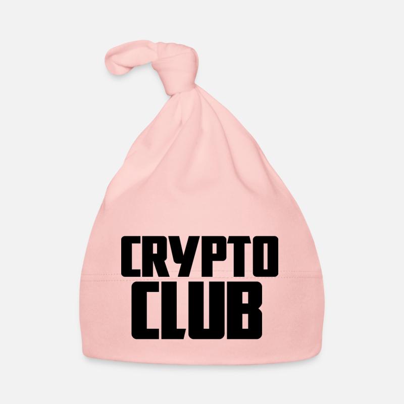 crypto club - Bonnet bio Bébé - rose