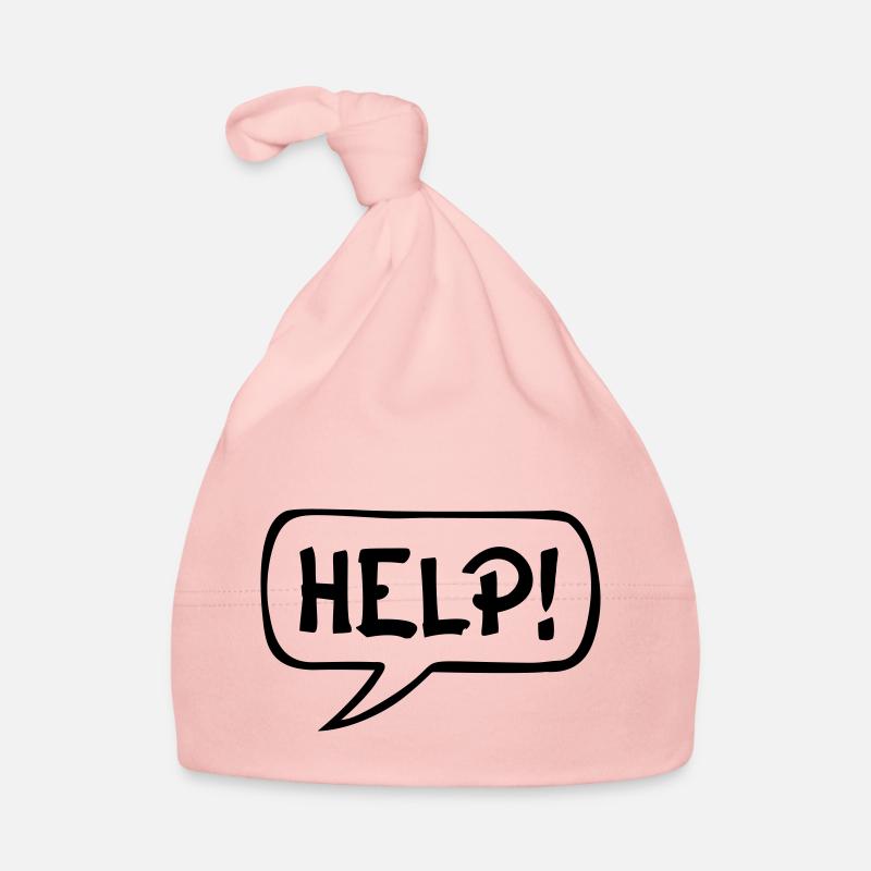 Comic Speech Bubble AIDE Bonnet bio Bébé