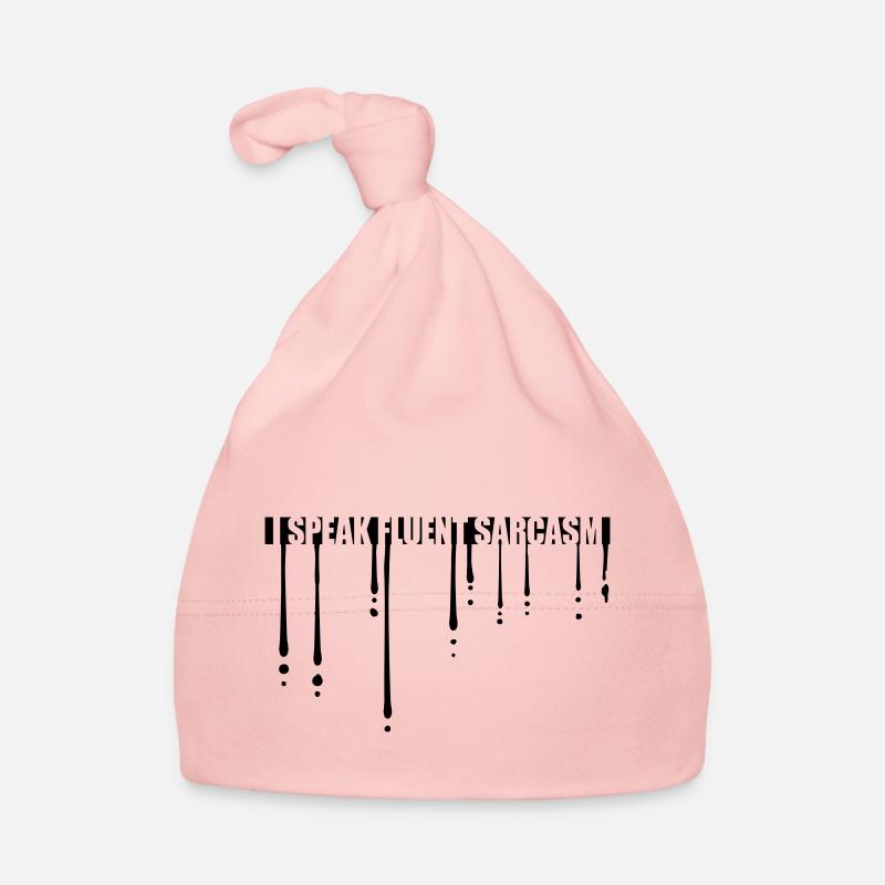 Graffiti gouttes de sarcasme Bonnet bio Bébé