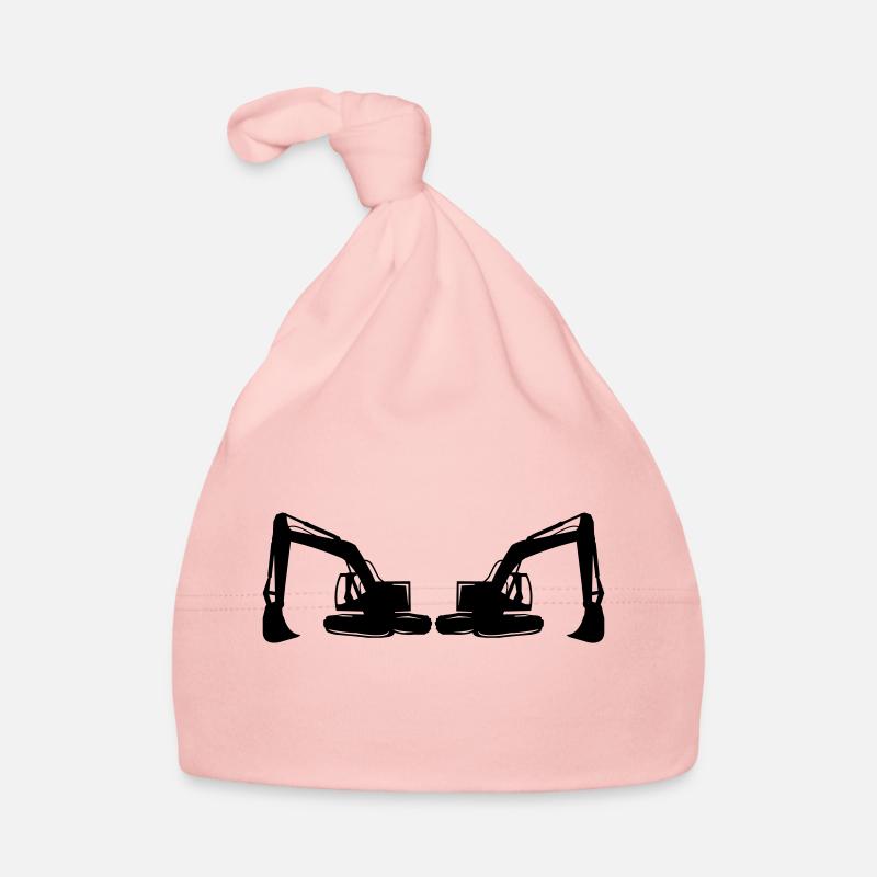 Bagger - Baby Bio-Mütze - Rosa