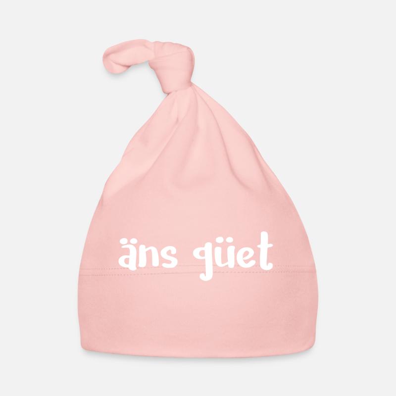 äns güet T-shirt, Walliser Ditsch, Dialekt Baby Bio-Mütze