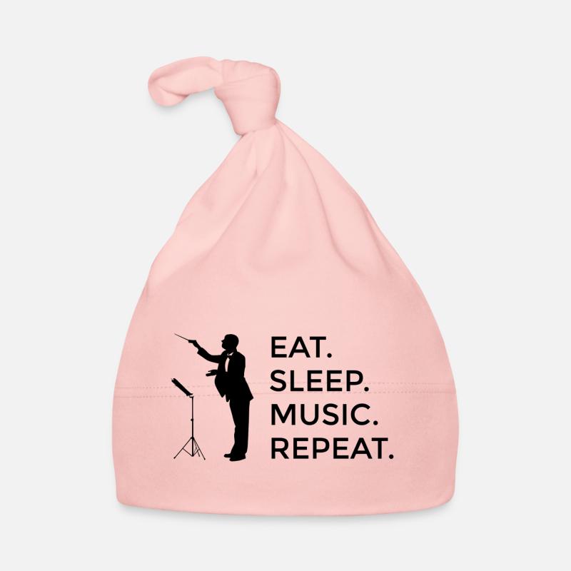 Dirigenten Dirigent Musik Dirigieren Geschenk - Baby Bio-Mütze - Rosa
