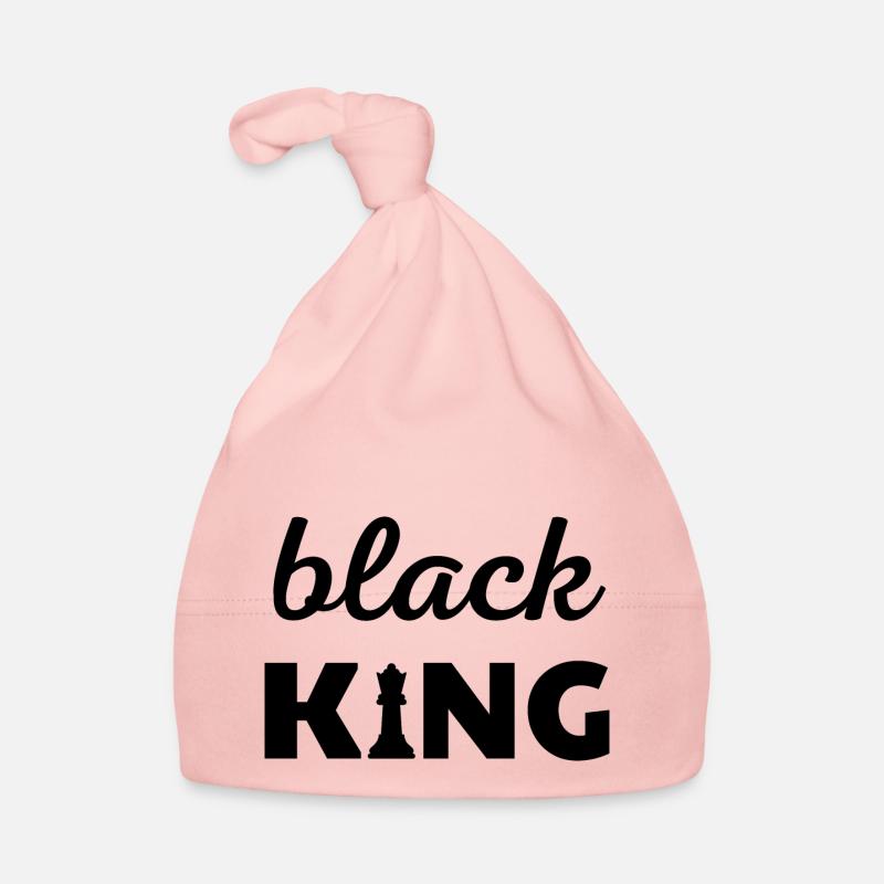CHESS ÉCHECS BLACK KING Bonnet bio Bébé