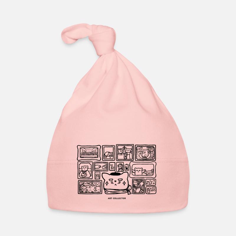 Cats Art Collector (Version Noire) Bonnet bio Bébé