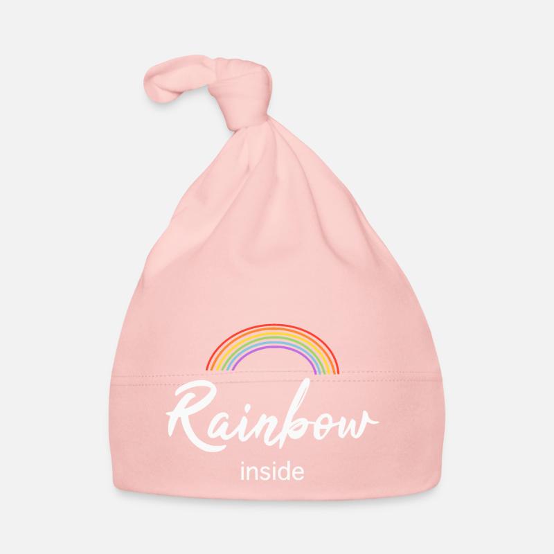 Rainbow inside Baby Bio-Mütze