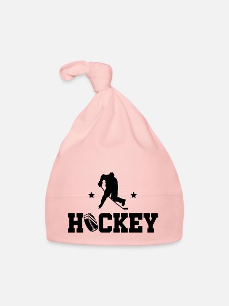 Hockey - Baby Bio-Mütze - Rosa - Vorne