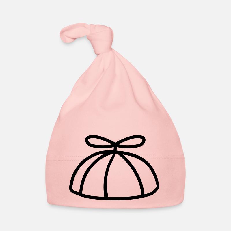 Chapeau d’éolienne capuchon d’hélice coloré - Bonnet bio Bébé - rose