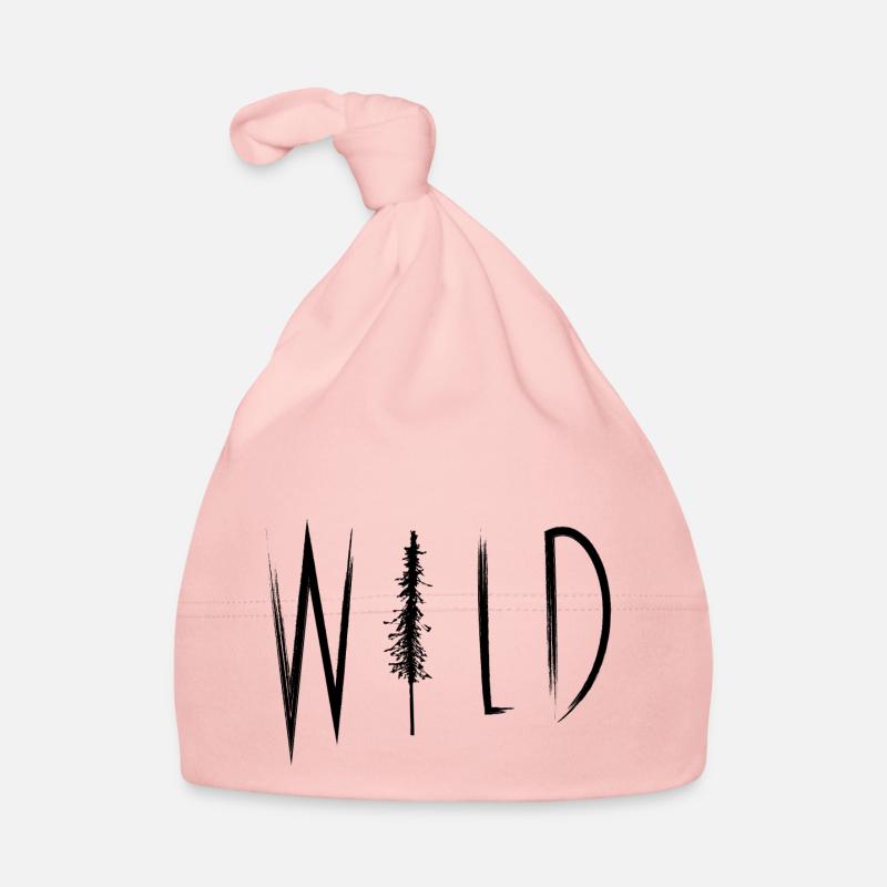 Wilder Text Baby Bio-Mütze