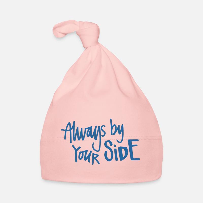 Always by Your SIDE Navy Organic Baby Cap