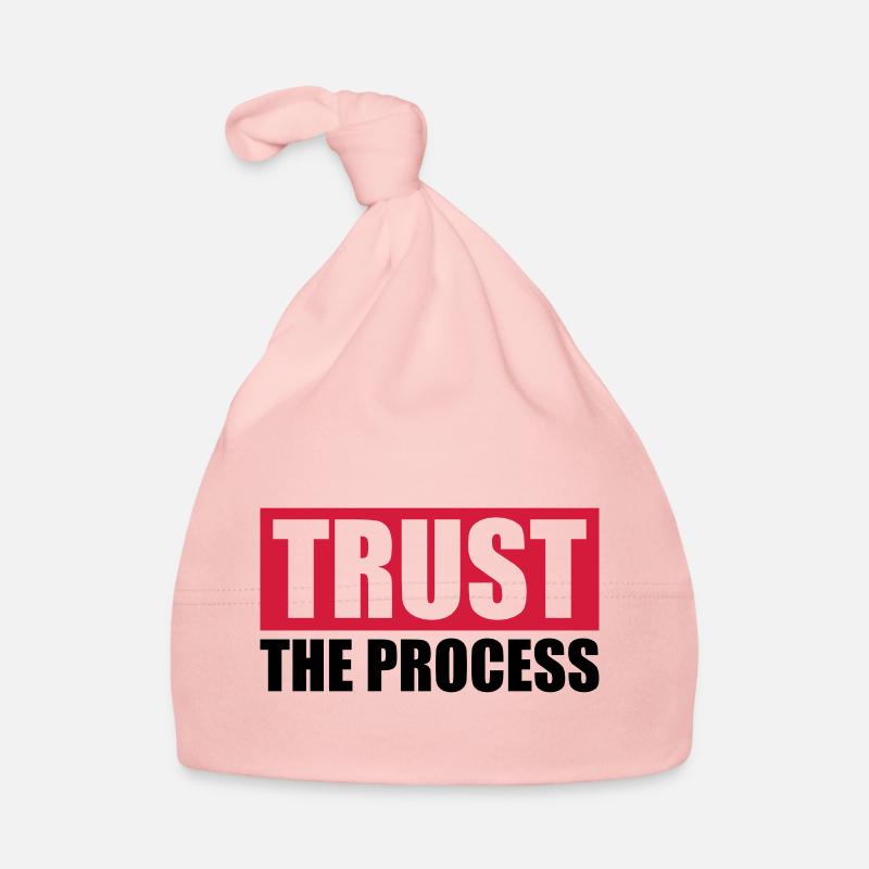 trust the process Quote Organic Baby Cap