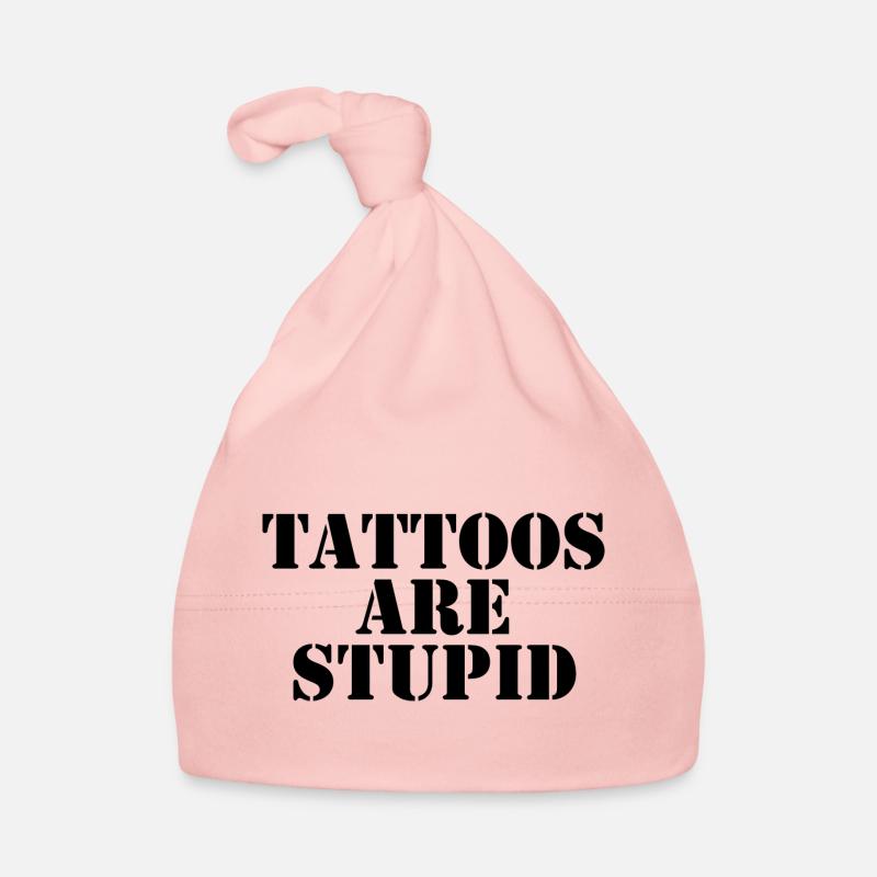 Tattoos sind dumm Baby Bio-Mütze