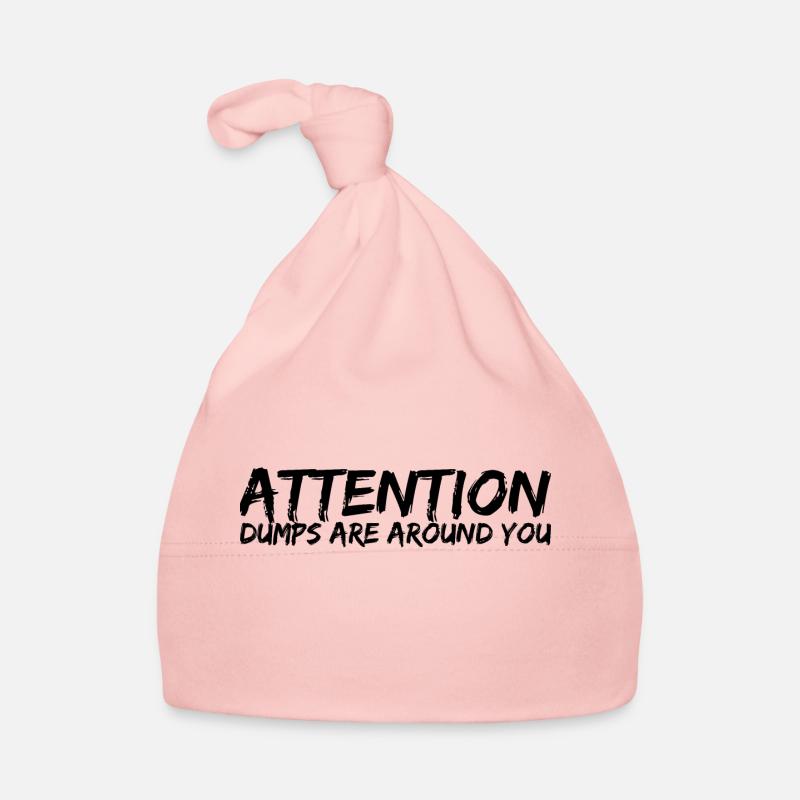 Attention! Les idiots sont autour de vous Bonnet bio Bébé