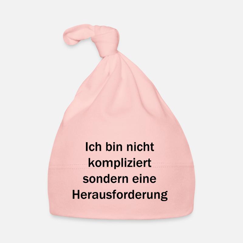 Ich bin nicht kompliziert Baby Bio-Mütze