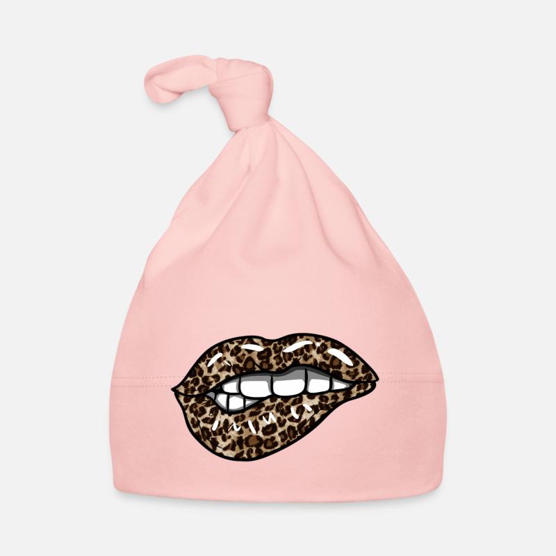 Leopard Lips Organic Baby Cap