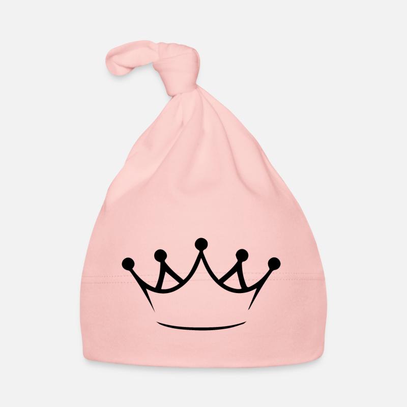 Crown - black Organic Baby Cap