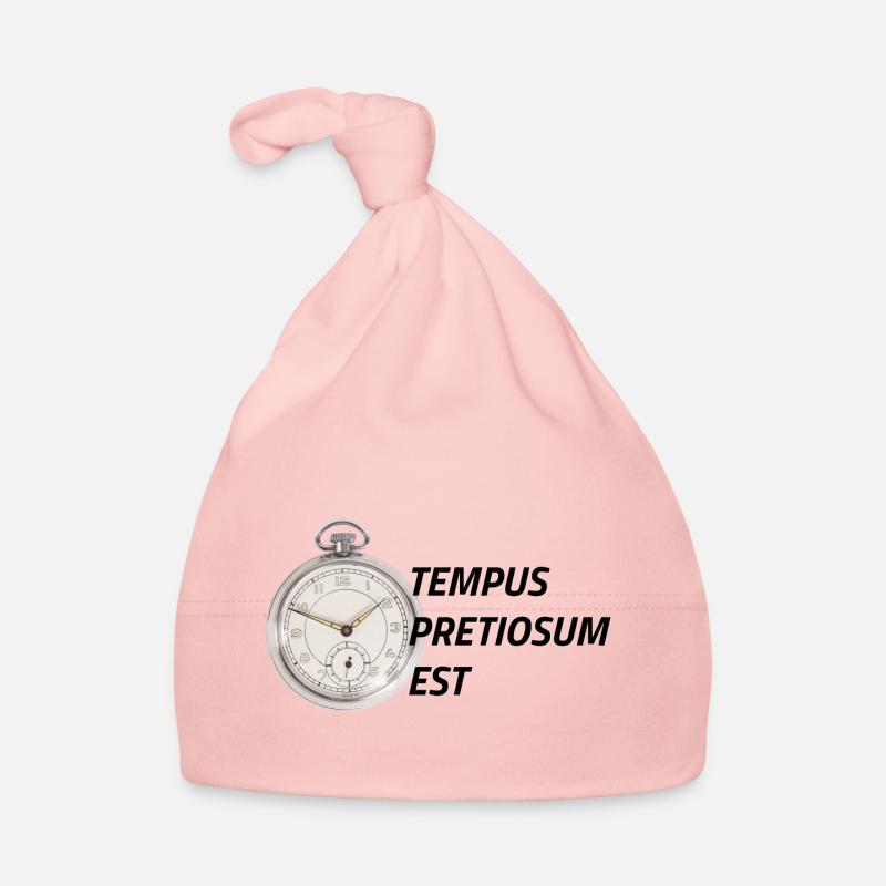 Time is precious - Tempus Pretiosum Est Organic Baby Cap