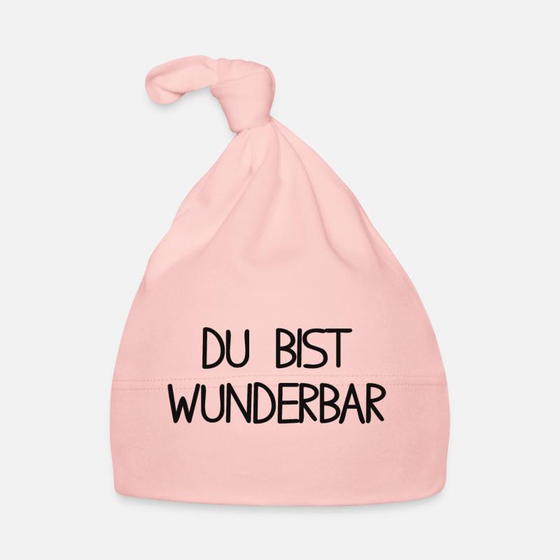 Du bist wunderbar Baby Bio-Mütze