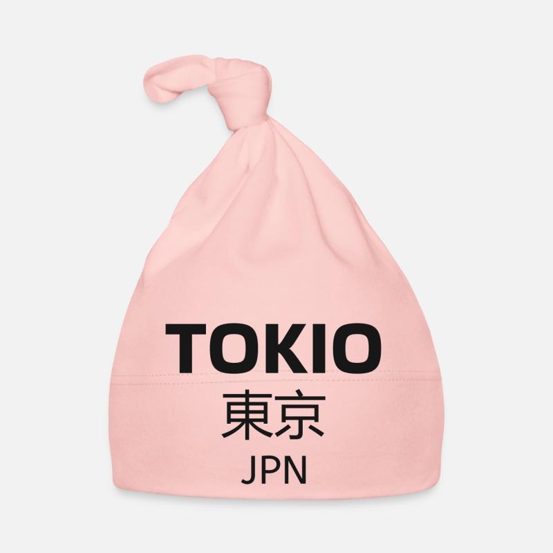 Tokio JPN grau Baby Bio-Mütze