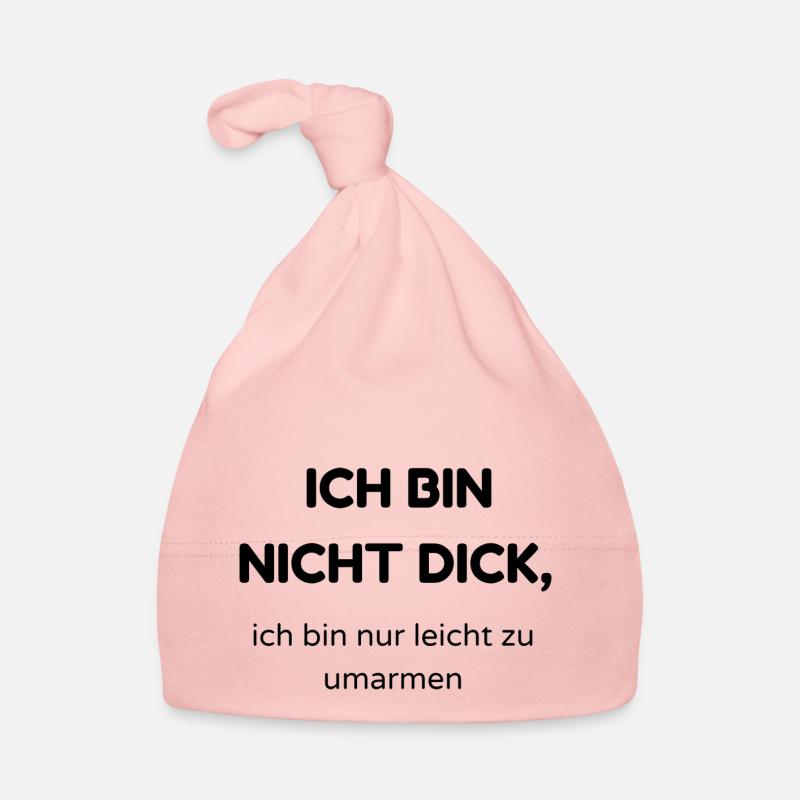Ich bin nicht dick Baby Bio-Mütze