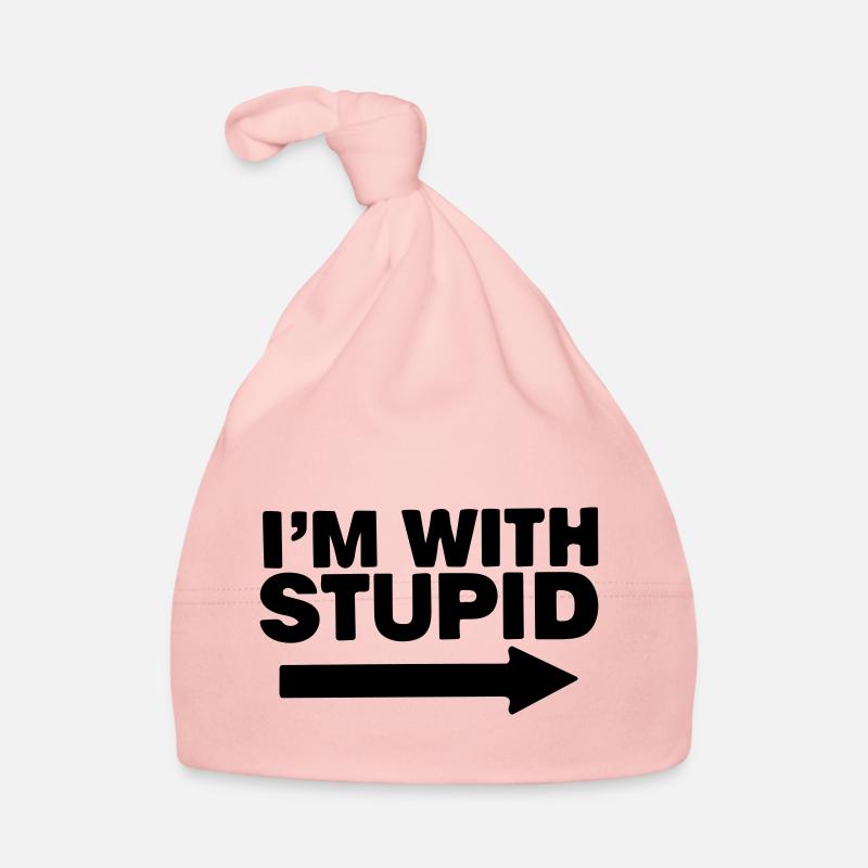 im with stupid Organic Baby Cap