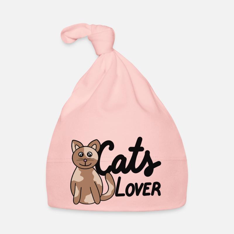 cats lover Bonnet bio Bébé