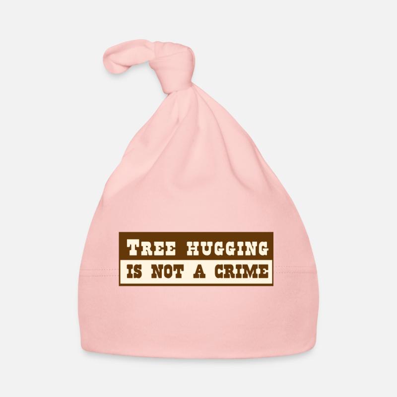 Tree hugging is not a crime Bonnet bio Bébé