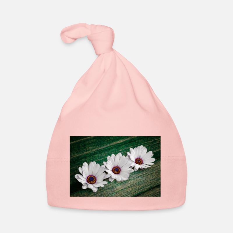 Afrikanische Gaensebluemchen Baby Bio-Mütze
