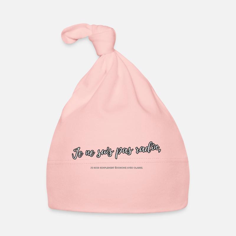 Radin - Bonnet bio Bébé - rose