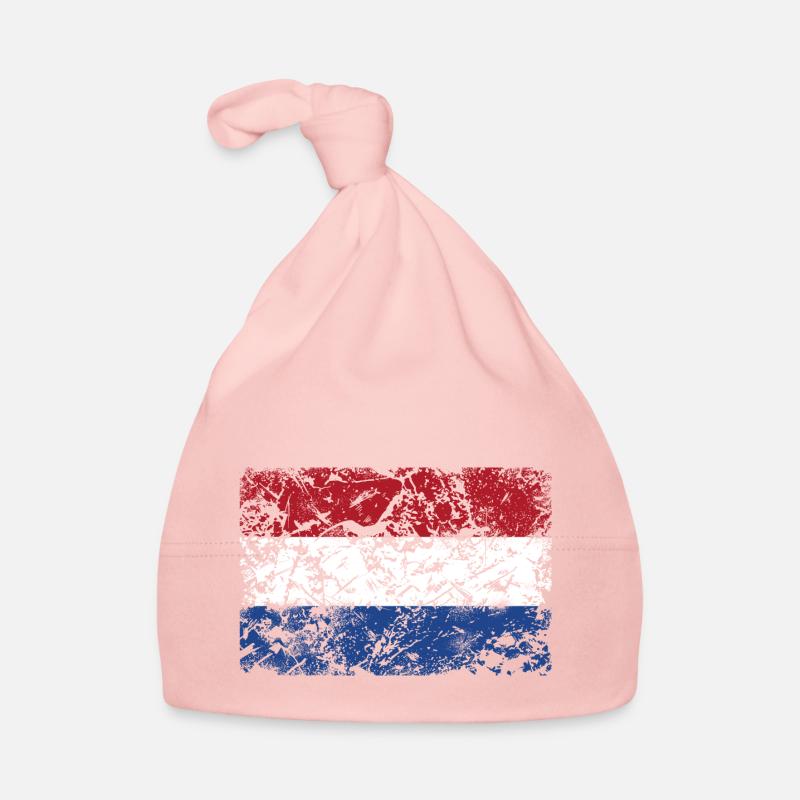Netherlands Flag Organic Baby Cap