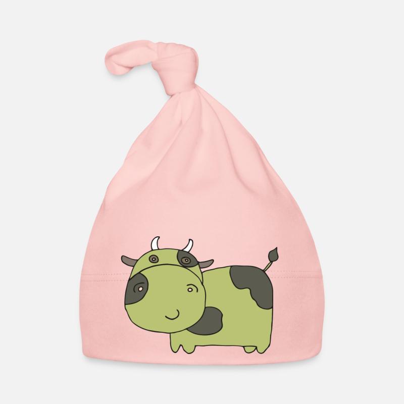 Cow Green Organic Baby Cap