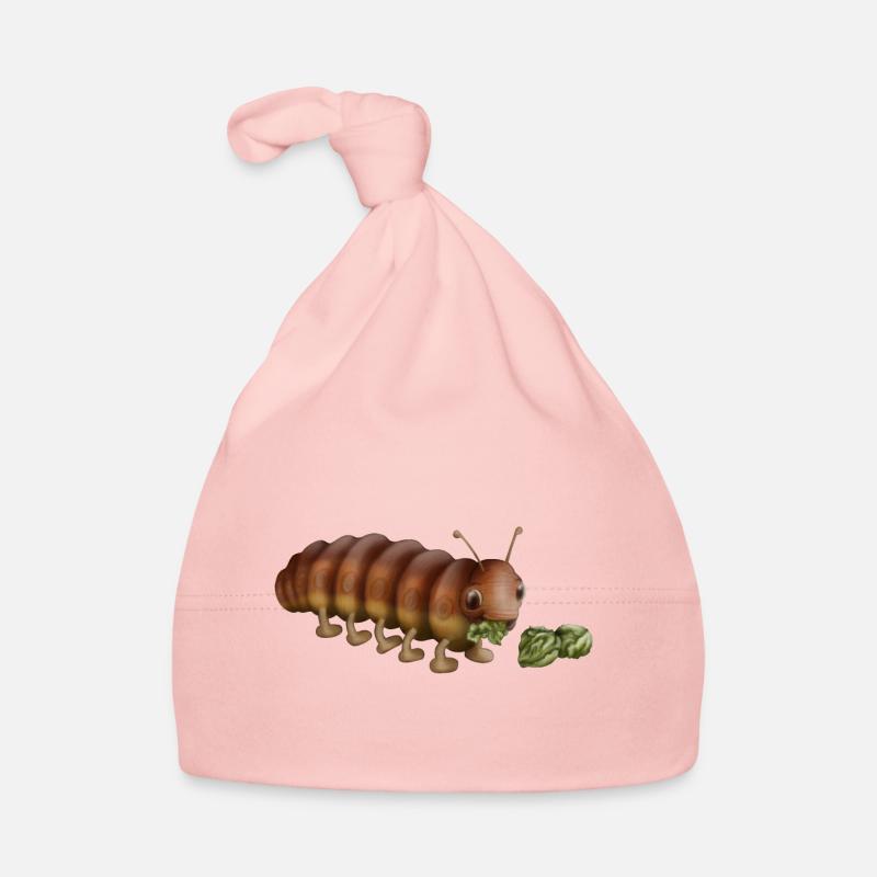 Chenille affamée Bonnet bio Bébé