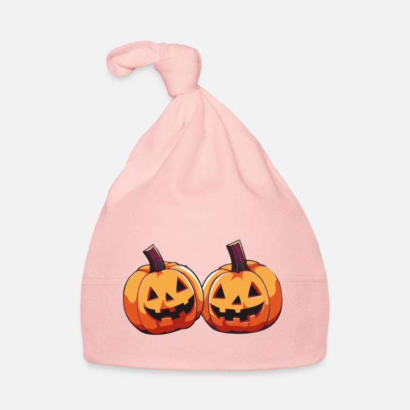 Pumpkins Comic - Organic Baby Cap - pink