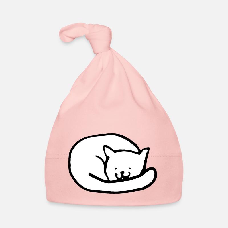 Cute cat Organic Baby Cap