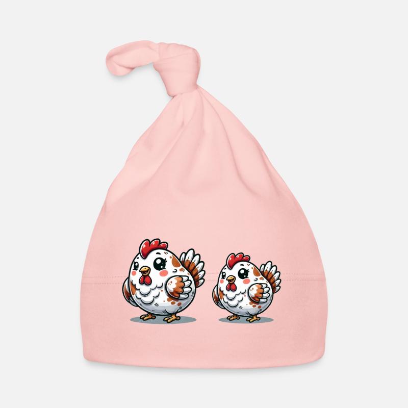 Chickens Organic Baby Cap