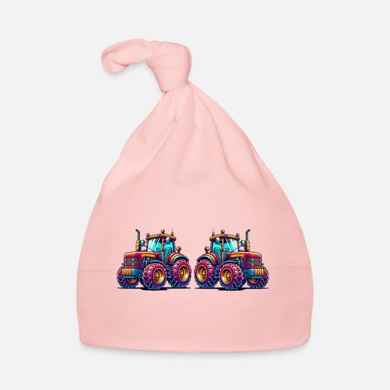 Traktor Baby Bio-Mütze
