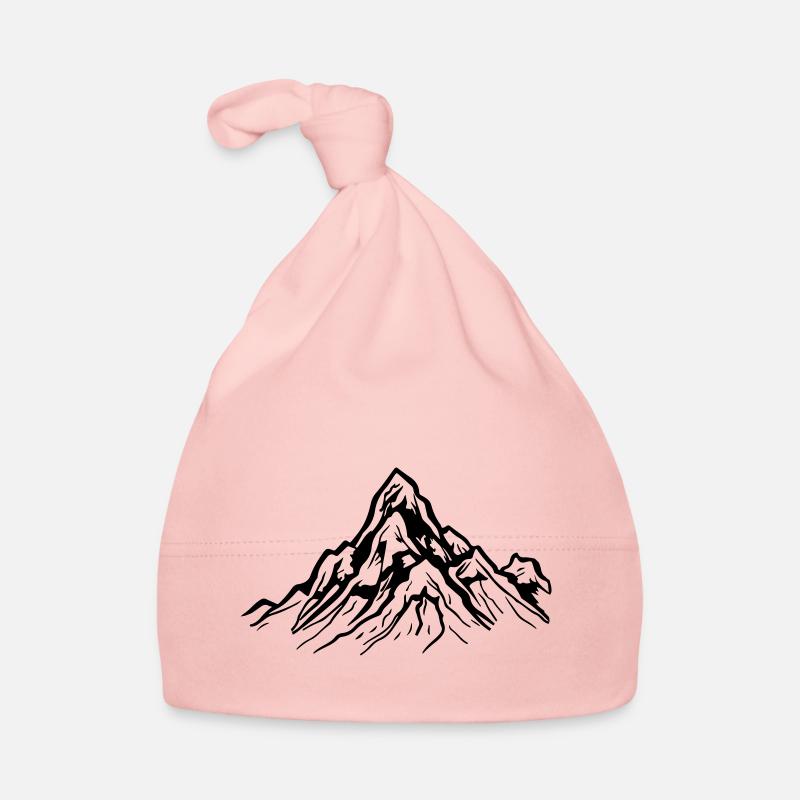 mountains Organic Baby Cap