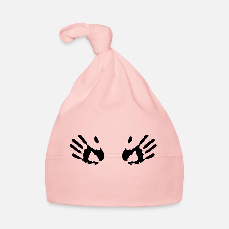 empreintes de mains Bonnet bio Bébé