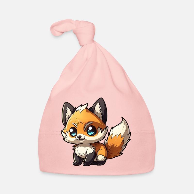 Mignon bébé renard chibi Bonnet bio Bébé