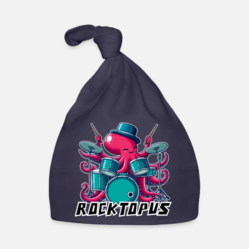 Rocktopus Batteur Bonnet bio Bébé