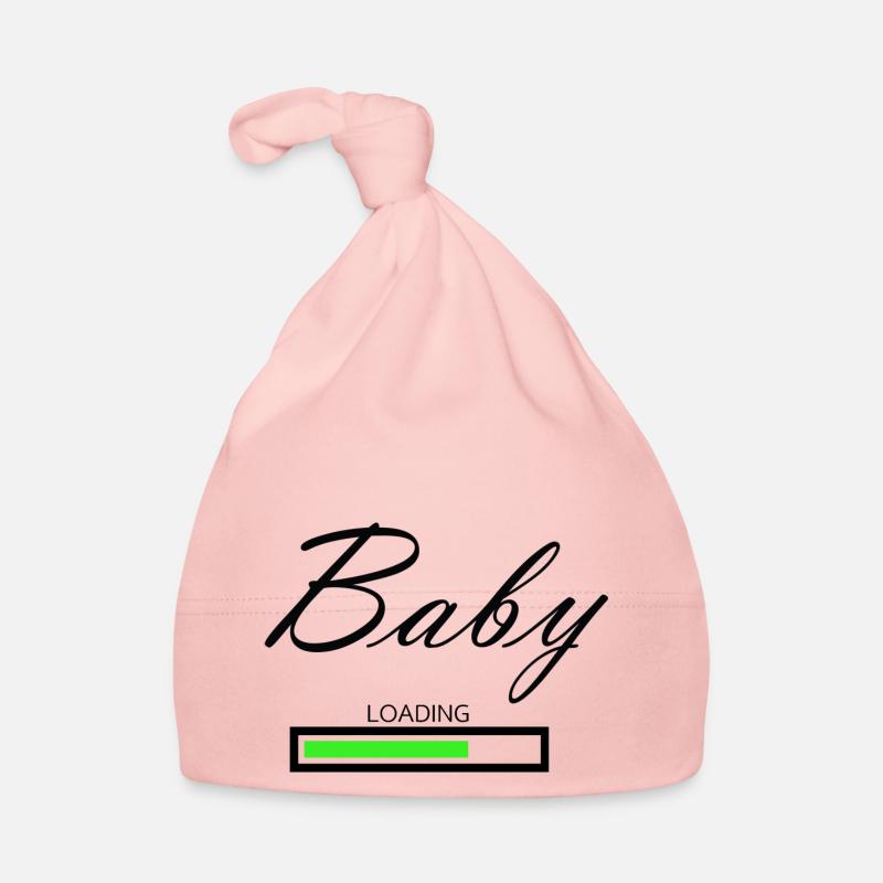 Baby is loading ... - Organic Baby Cap - pink