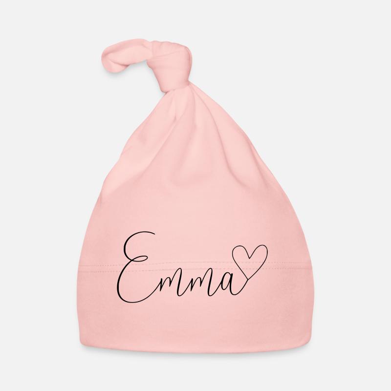Emma Name Vorname Mädchen Baby Bio-Mütze