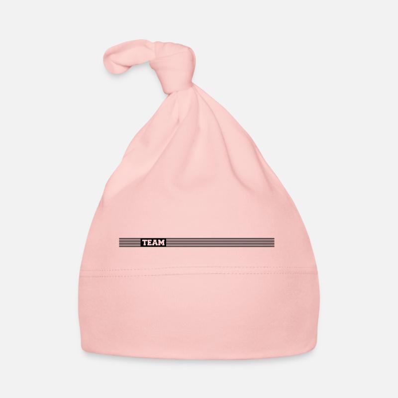 Team - Bonnet bio Bébé - rose