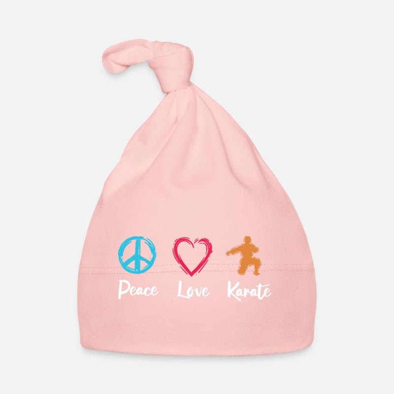 Paix Amour Karaté Bonnet bio Bébé