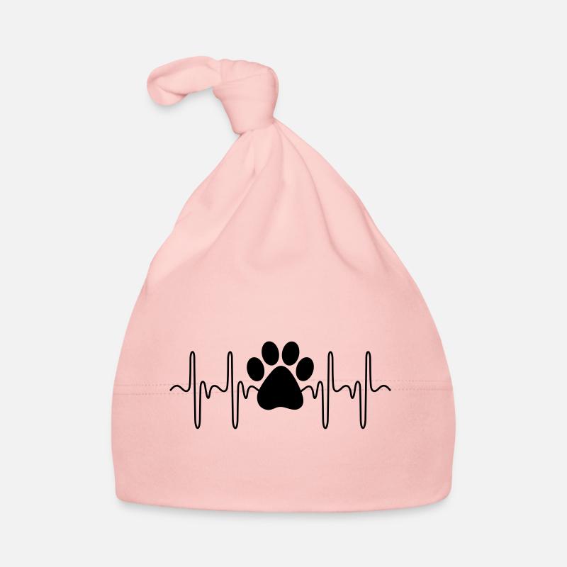 Pfote Herzschlag Baby Bio-Mütze