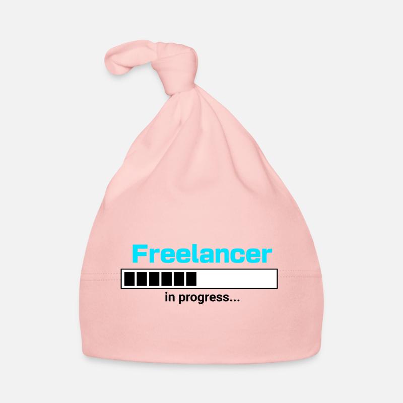 Freelancer in Progress – Selbstständigkeit Motiv Baby Bio-Mütze